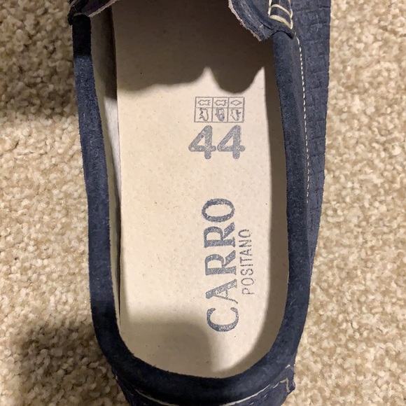 Carro Positano Blue Woven Driving Loafer 44 - Picture 4 of 4